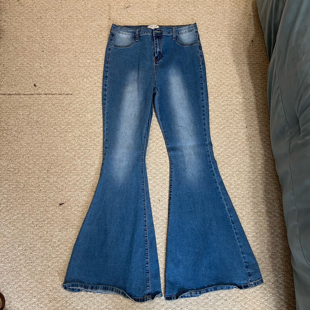 BLANK PAIGE denim bell bottoms